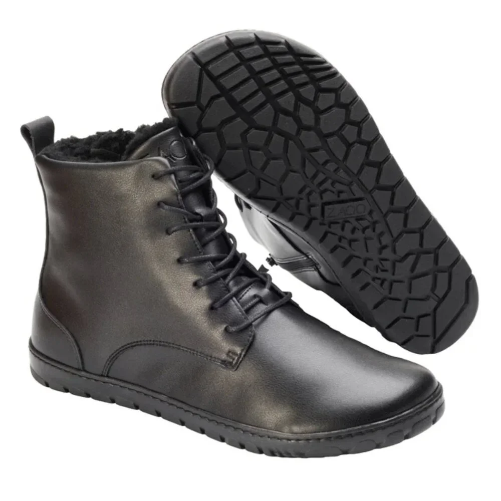 ZAQQ Quintic Vegan Barefoot Winter Boots in Black with Zipper size EU37 - Picture 4 of 9